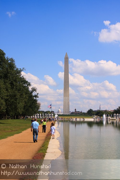 The Washington Monument and the Reflecting Pool